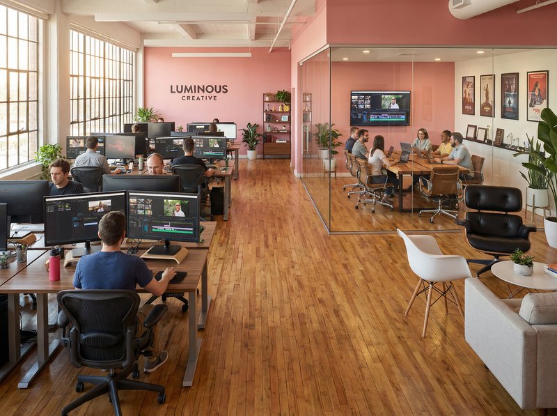 玩物社区传媒公司办公环境